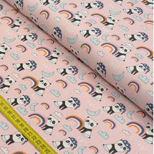 Tecido Estampado para Patchwork - Sweet Dreams: Panda Rosa (0,50x1,40)