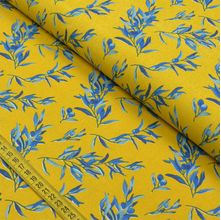 Tecido Estampado para Patchwork - Olives: Oliva Fundo Amarelo (0,50x1,50)