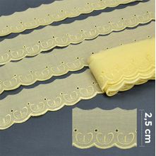 Bordado Inglês 5,0cm 358266 - cor 129 Amarelo