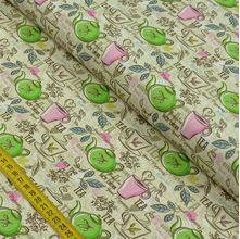 Tecido Estampado para Patchwork - Modern Kitchen: Tea Time (0,50x1,40)