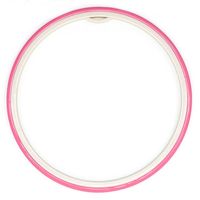 Bastidor Flexível para Bordado 20cm - Nurge   Rosa