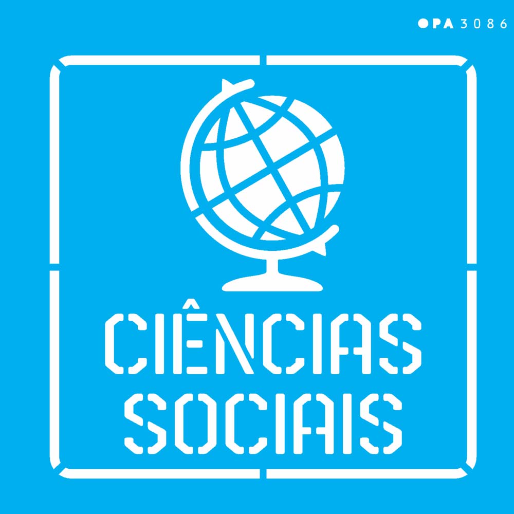 Stencil opa 14 x 14 cm profiss es ci ncias sociais 3086 bazar