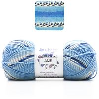 Fio Cisne Ame 100g 72402 floral azul