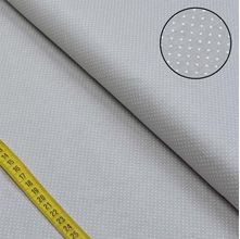 Tecido Estampado para Patchwork - Essentials Micro Poá Branco Fundo Cinza Claro (0,50x1,50)