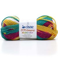 Lã Cisne D Primera Multicolor agora é Cisne Tudo Multicolor 40g 701