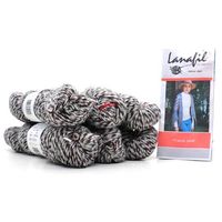 Kit de Crochê Firenze Cardi 100g - Lanafil 1017
