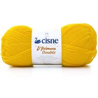 Lã Cisne D Primera Double 168 amarelo