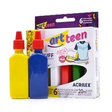 Tinta Acripuff Art Teen - 6 cores