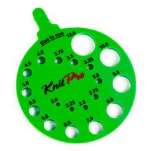 Medidor de Agulhas Verde - KnitPro
