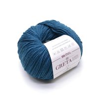 Fio Greta 50g - 100% Algodão Orgânico 3502 oceanos