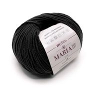 Fio Maria Baby Soft 50g - Modal e Acrílico 100 preto