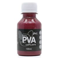 Tinta PVA Cintilante 100ml - Gliart Marsala