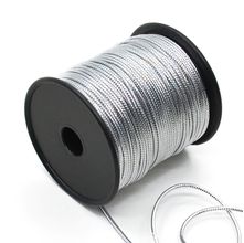 Cordão Metalizado São José Prata 1 mm - 50 Metros