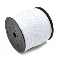 Cordão Trançado de Poliéster com Alma Marwan 6mm - 50 Metros 001 branco
