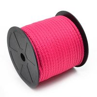 Cordão Trançado de Poliéster com Alma Marwan 6mm - 50 Metros 021 - pink