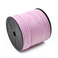 Cordão Trançado de Poliéster com Alma Marwan 6mm - 50 Metros 020 - rosa bebê
