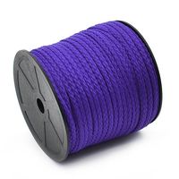 Cordão Trançado de Poliéster com Alma Marwan 6mm - 50 Metros 040 - roxo