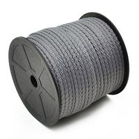 Cordão Trançado de Poliéster com Alma Marwan 6mm - 50 Metros 101 - cinza escuro