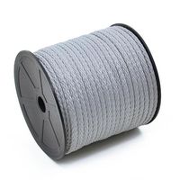 Cordão Trançado de Poliéster com Alma Marwan 6mm - 50 Metros 100 - cinza claro