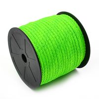 Cordão Trançado de Poliéster com Alma Marwan 6mm - 50 Metros 073 verde cítrico