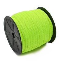 Cordão Trançado de Poliéster com Alma Marwan 6mm - 50 Metros 053 amarelo citríco
