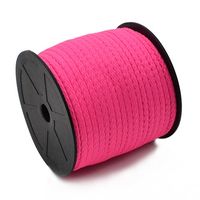 Cordão Trançado de Poliéster com Alma Marwan 6mm - 50 Metros 023 rosa citríco
