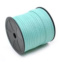 Cordão Trançado de Poliéster com Alma Marwan 6mm - 50 Metros 076 verde menta