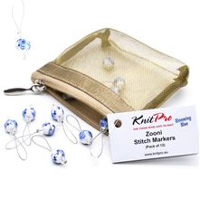 Marcadores de Pontos Pingente Florescendo Azul - KnitPro