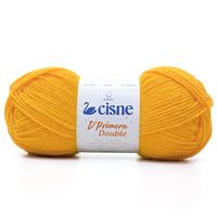 Lã Cisne D Primera Double 302 laranja amarelo