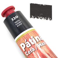 Tinta Pátina Cera Wax Acrilex 37ml 320 - preto