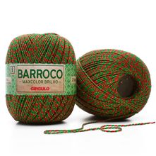 Barbante Barroco MaxColor Brilho nº 6 200g - Edição Especial Natal