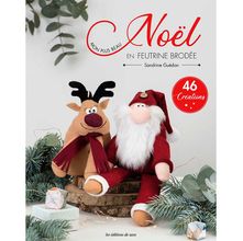 Livro Mon Plus Beau Noël en Feutrine Brodée (Meu Mais Belo Natal com Bordado)