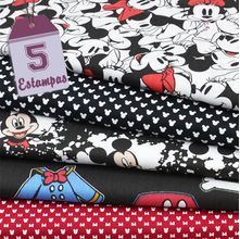 Kit de Tecido Mickey Fun (50x150) 5 Estampas