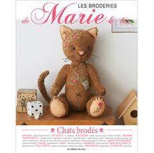 Livro Les Broderies de Marie & Cie nº 17 - Chats Brodés (Os Bordados de MARIE & Cie n°17 - Bordados de Gatos)