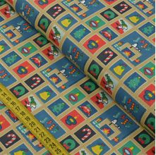 Tecido Estampado para Patchwork - Natal: Snoopy Selos de Natal (0,50x1,40)