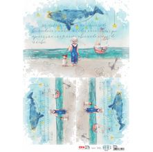 Papel para Decoupage OPAPEL 30x45 - Infantil Menino I