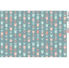 Papel para Decoupage OPAPEL 30x45 - Estamparia Flechas I