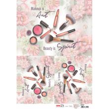 Papel para Decoupage OPAPEL 30x45 - Maquiagem