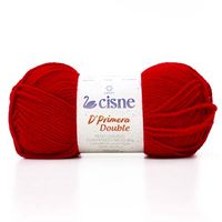 Lã Cisne D Primera Double 330 vermelho