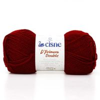 Lã Cisne D Primera Double 335 vermelho escuro