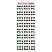 Cartela De Olhos Resinados Styler Biscuit R003 P - 8,0 X 6,8mm