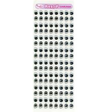 Cartela De Olhos Resinados Styler Biscuit R037 P - 7,0 X 8,0mm