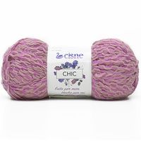 Fio Cisne Chic 100g - Algodão e Poliamida 00251 pink lavender