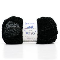 Fio Cisne Dual 100g 00020 preto/cinza