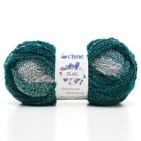 Fio Cisne Dual 100g 00430 verde/cinza