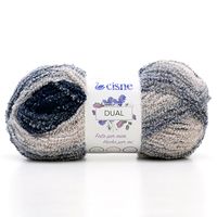 Fio Cisne Dual 100g 00436 azul marinho/cinza