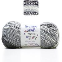 Fio Cisne Fanatic 100g 70310 variações de cinza