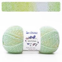 Fio Cisne Sintonia 100g 0022 baby amarelo com verde