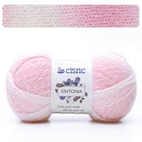 Fio Cisne Sintonia 100g 0031 baby rosa com branco