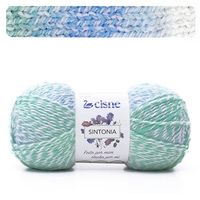 Fio Cisne Sintonia 100g 0061 baby azul com verde